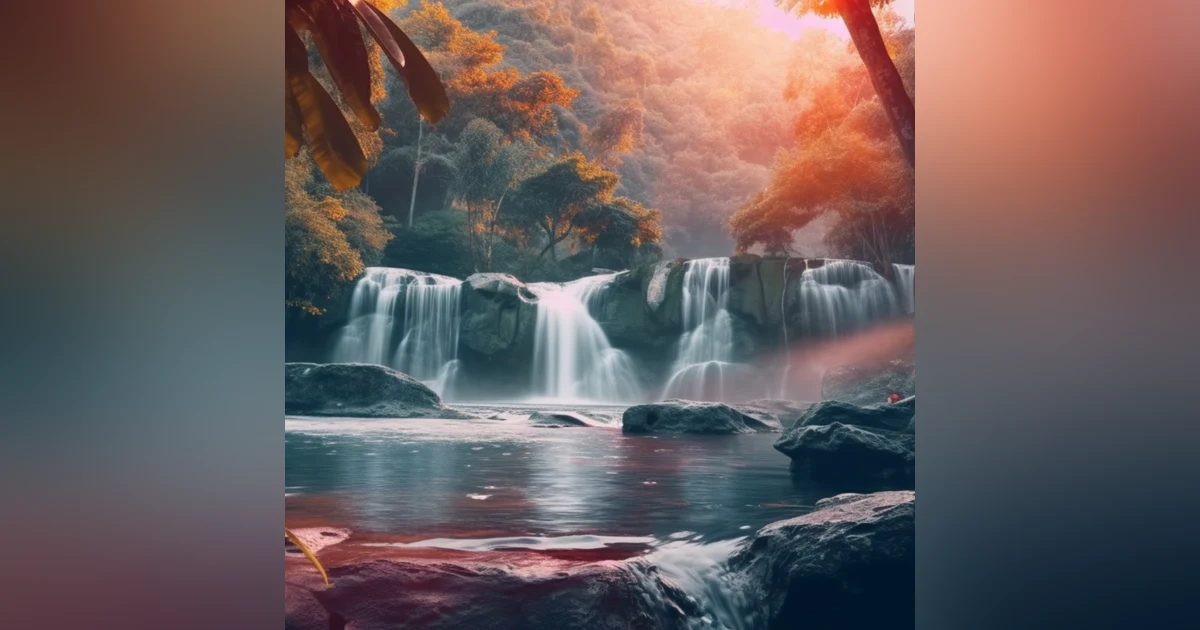 Splashing Waterfall Sounds  The Perfect Soundscape for Sleep, Meditation, and Stress Relief