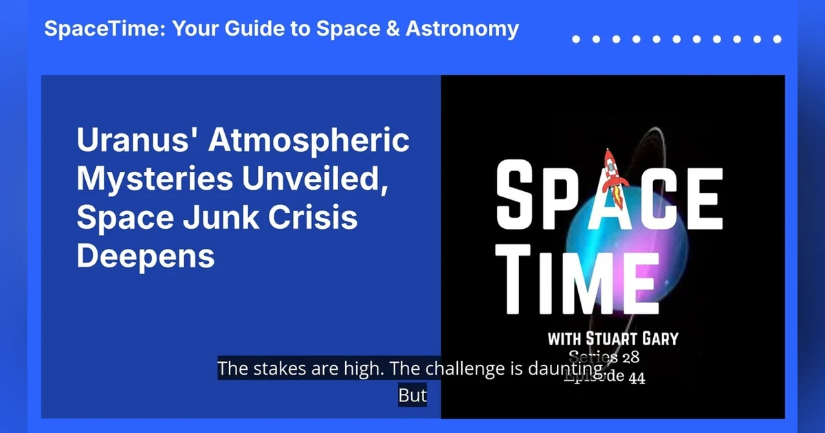 Uranus’ Atmospheric Mysteries Unveiled, Space Junk Crisis Deepens