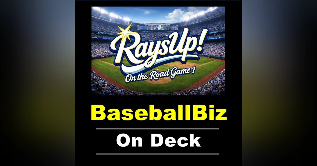 RaysUP!  Tampa Bay Rays, Game 1 - 161 games to go