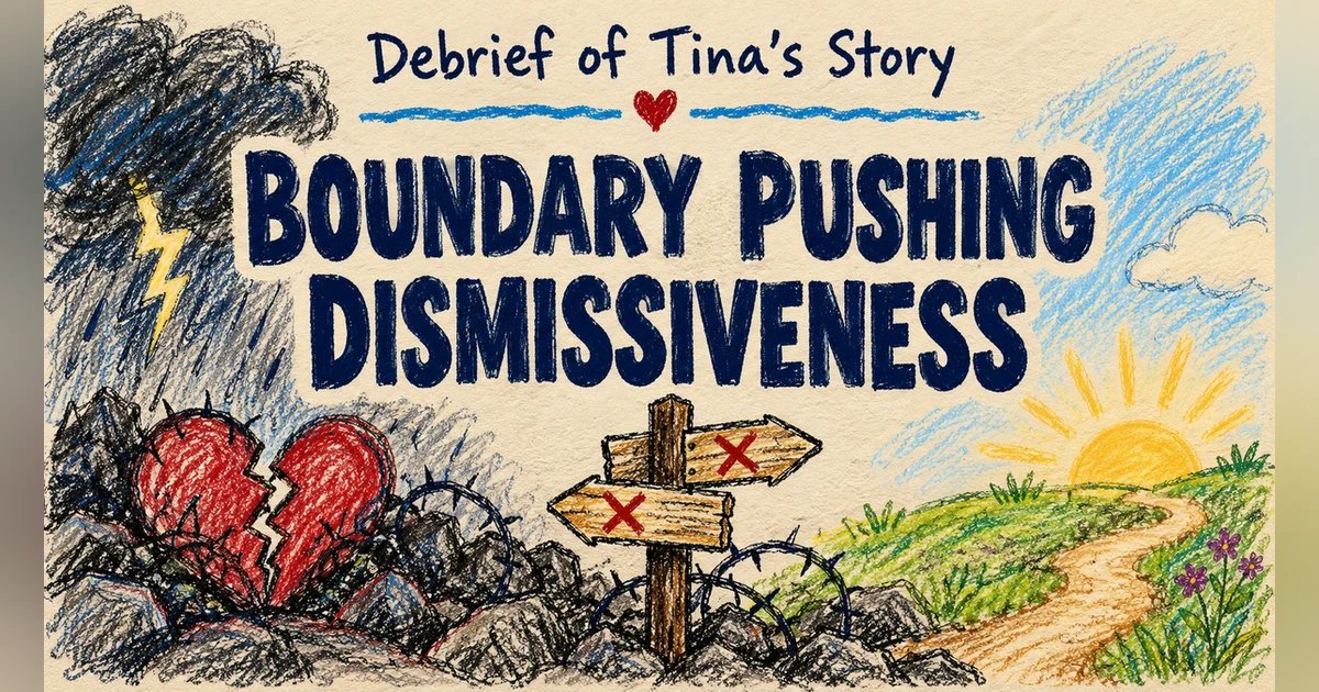 Debrief | Boundary Pushing and Dismissiveness in Tina's Story