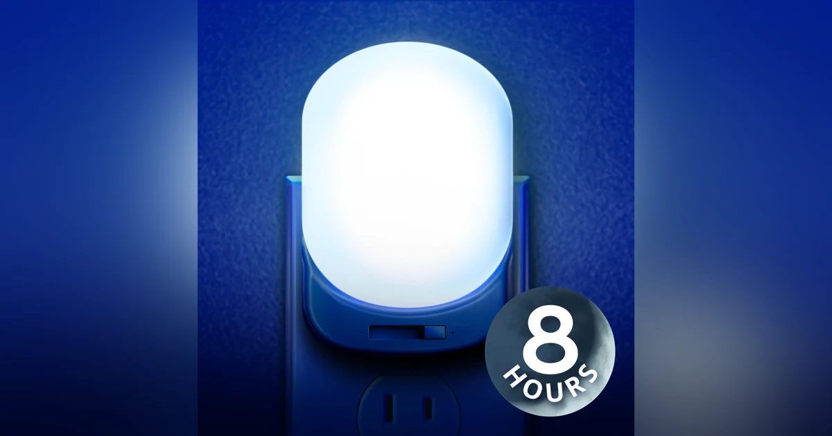 White Noise Night Light for Sleep & Relaxation | 8 Hours
