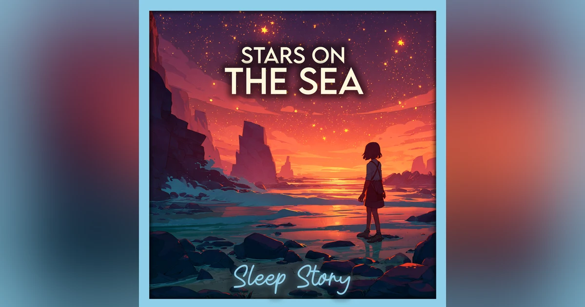 The Sea of Fallen Stars | A Cozy Bedtime Story for Adults with Ocean Waves, Soft Fantasy & Deep Sleep Narration