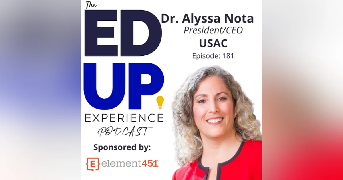 181: Study Abroad - with Dr. Alyssa Nota, President/CEO, USAC