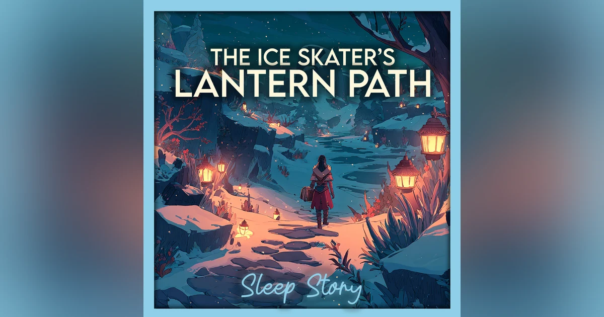 The Lantern Path on the Frozen Lake ❄️ | A Cozy Winter Sleep Story for Deep Relaxation & Peaceful Sleep