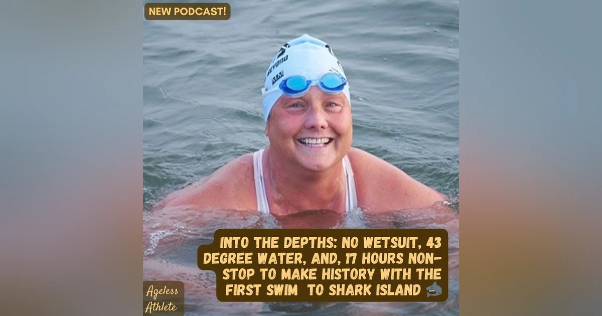 #51 No Wetsuit, 43 Degree Water, And 17 Hours Non-Stop, To Make History With The First Swim To Shark Island
