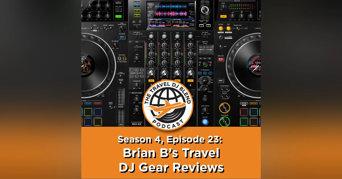 Travel DJ Gear Reviews: Pioneer DDJ-Rev 7 / XDJ-XZ and AIAIAI TMA-2 Studio Headphones