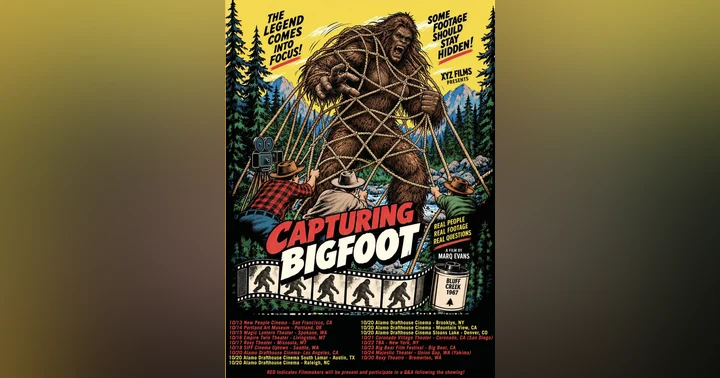 image for Capturing Bigfoot Screenings: Every Theater, Date and Q&A for the 2026 Tour