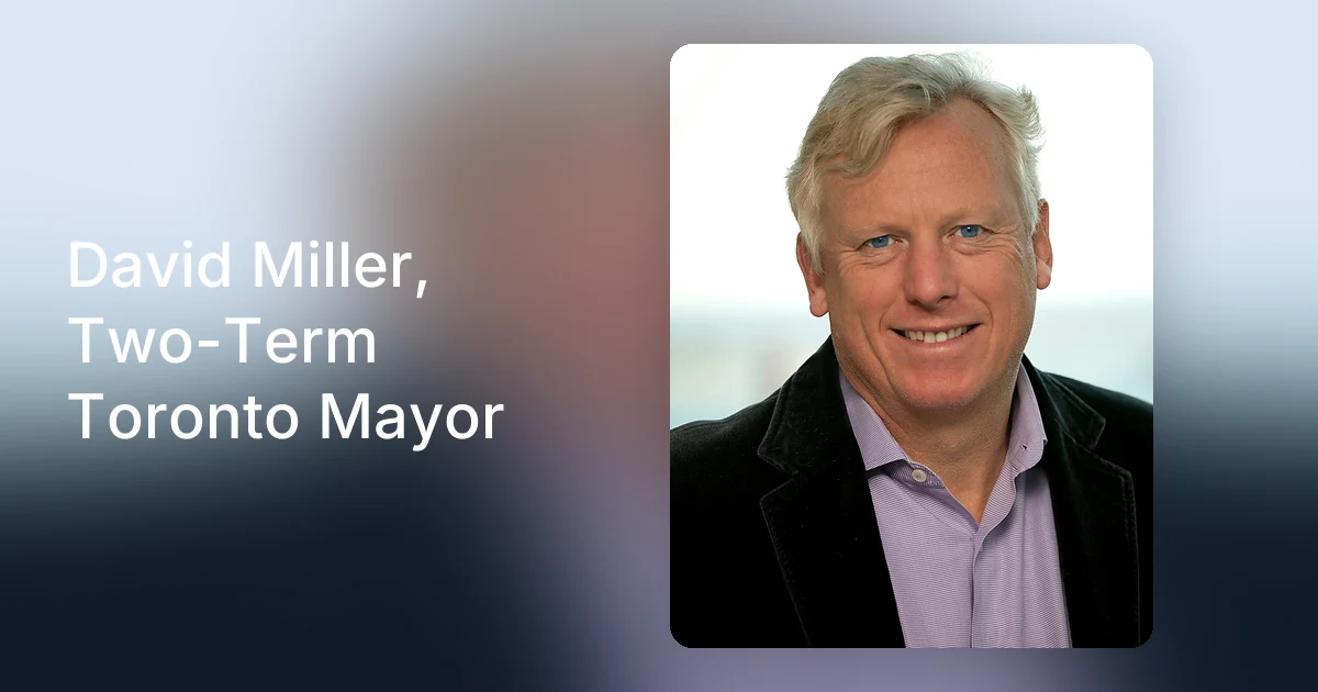David Miller, Former Mayor of Toronto on the Toronto Legends