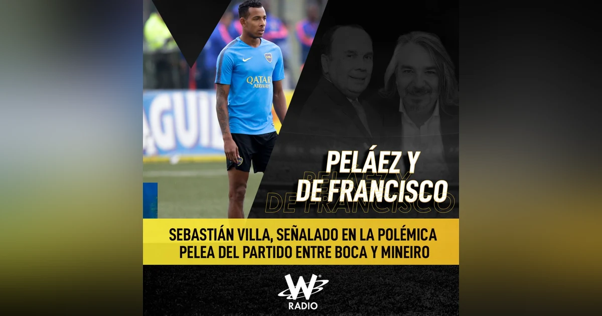 Sebastián Villa, señalado en la pelea de Boca Juniors y Atletico Mineiro