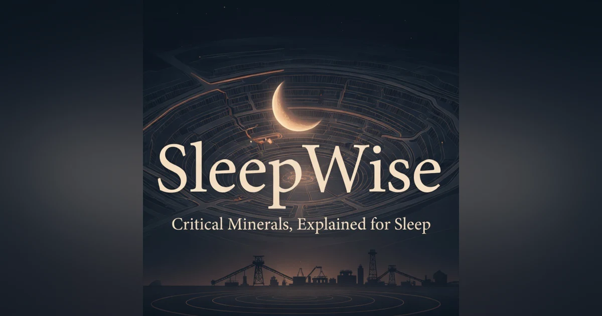 Critical Minerals, Explained for Sleep | A SleepWise Story