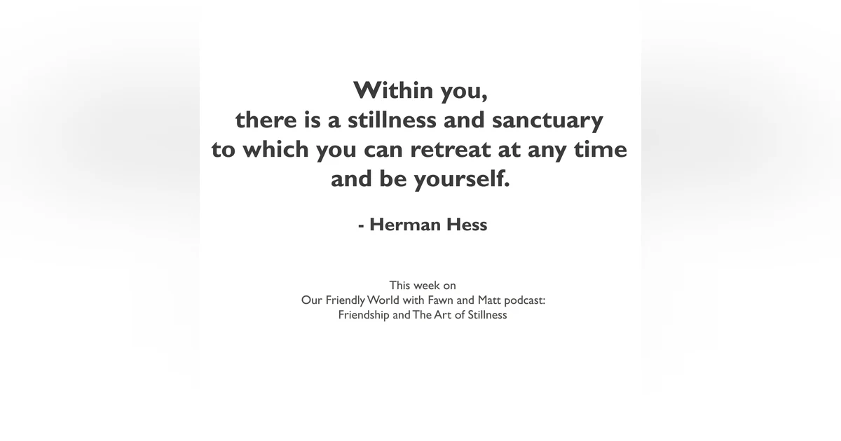 The Art of Stillness