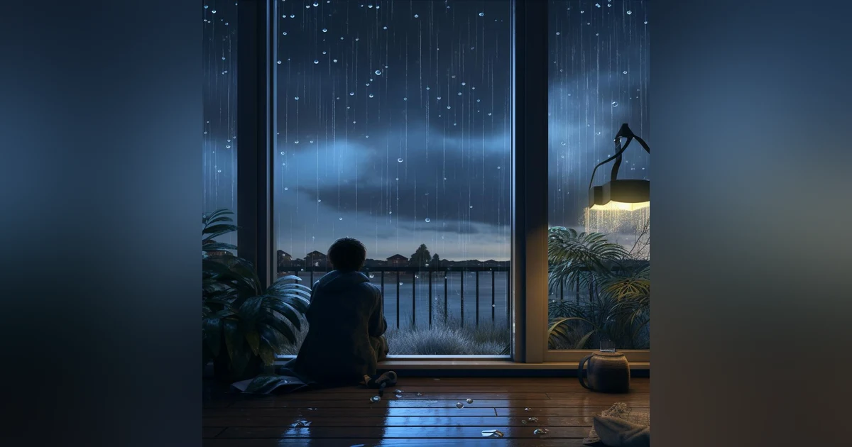 Relax and Unwind to the Soothing Sound of Raindrops and Wind
