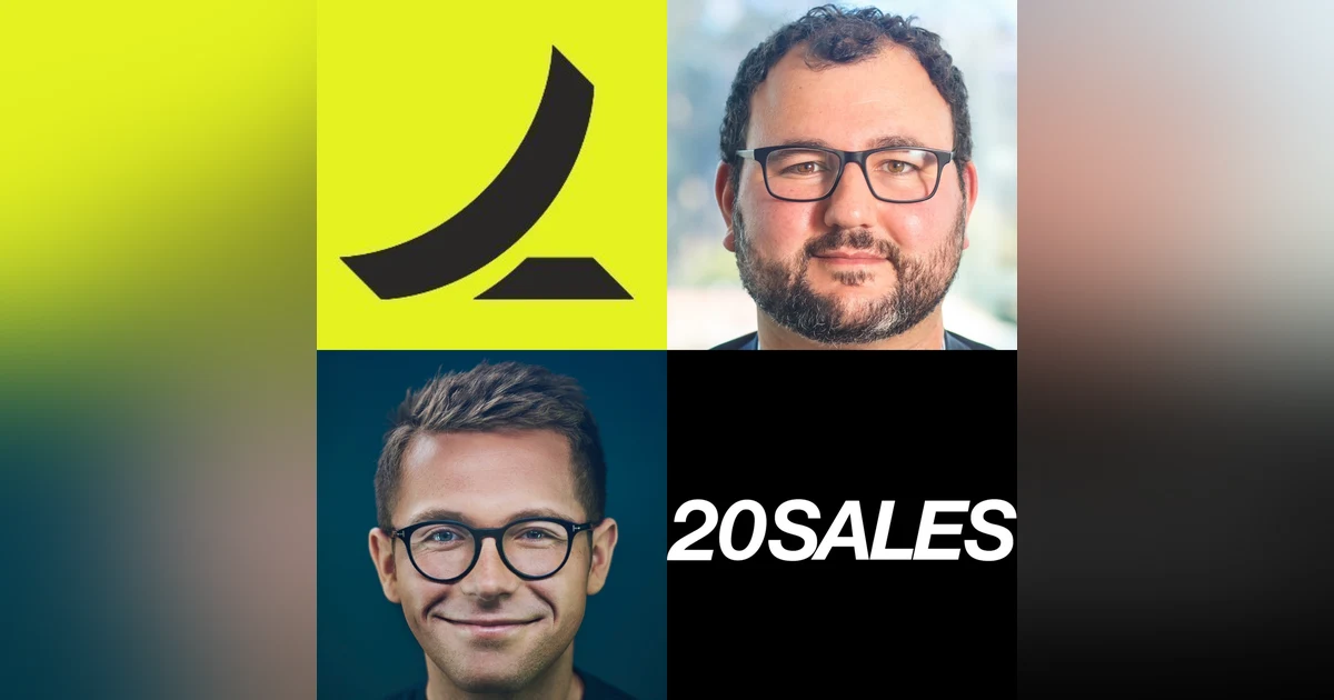 20Sales: Why You Should Never Hire a VP Sales First, How To Create Urgency in a Sales Process, How to Do Traditional Outbound 10x Better, Why Revenue Doesn't Matter with Your First Customers | Mark Goldberger, Head of Enterprise Sales @ Ram