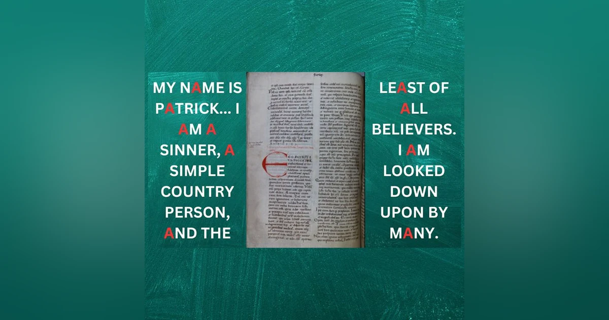 My name is Patrick. I am a sinner... the least of all believers. I am looked down upon by many.