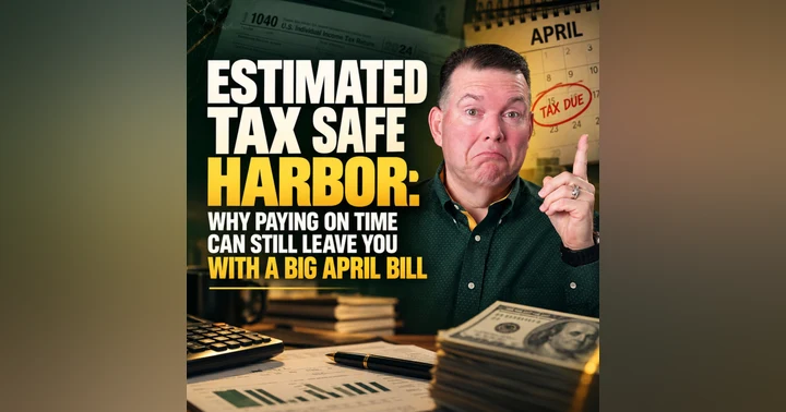 image for Estimated Tax Safe Harbor: Why Paying On Time Can Still Leave You With a Big April Bill