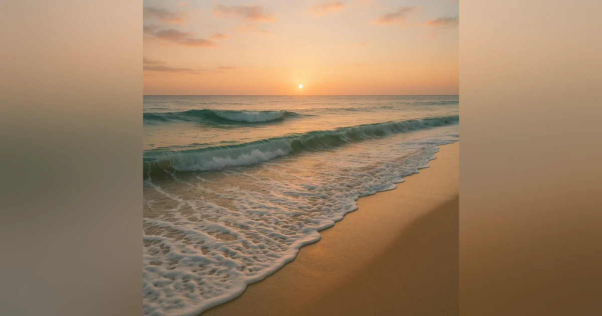 Beach Waves Ambience | Soothing Sounds for Deep Sleep & Relaxation