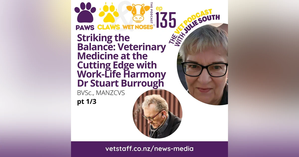 Striking the Balance: Veterinary Medicine at the Cutting Edge with Work-Life Harmony - Dr Stuart Burrough