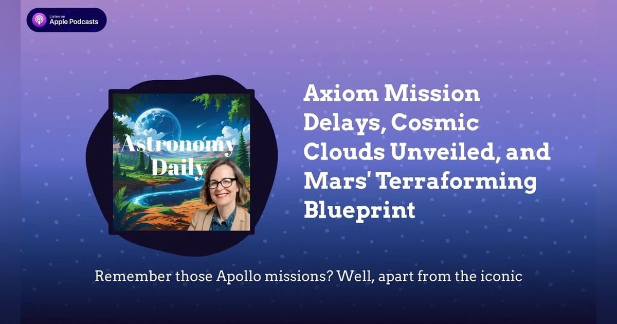 Axiom Mission Delays, Cosmic Clouds Unveiled, and Mars’ Terraforming Blueprint