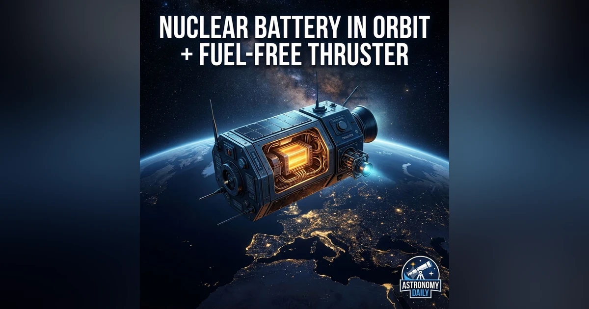 Nuclear Power in Space, Planetary Defense Insights, and an Aurora Alert for Northern Skies