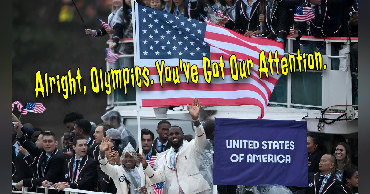 Alright, Olympics. You've Got Our Attention.