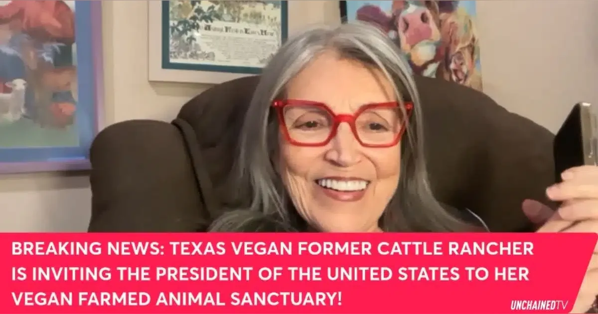 Texas Cattle Rancher Turned Vegan Invites President Trump to Her Farmed Animal Sanctuary Amid Talarico Vegan Controversy