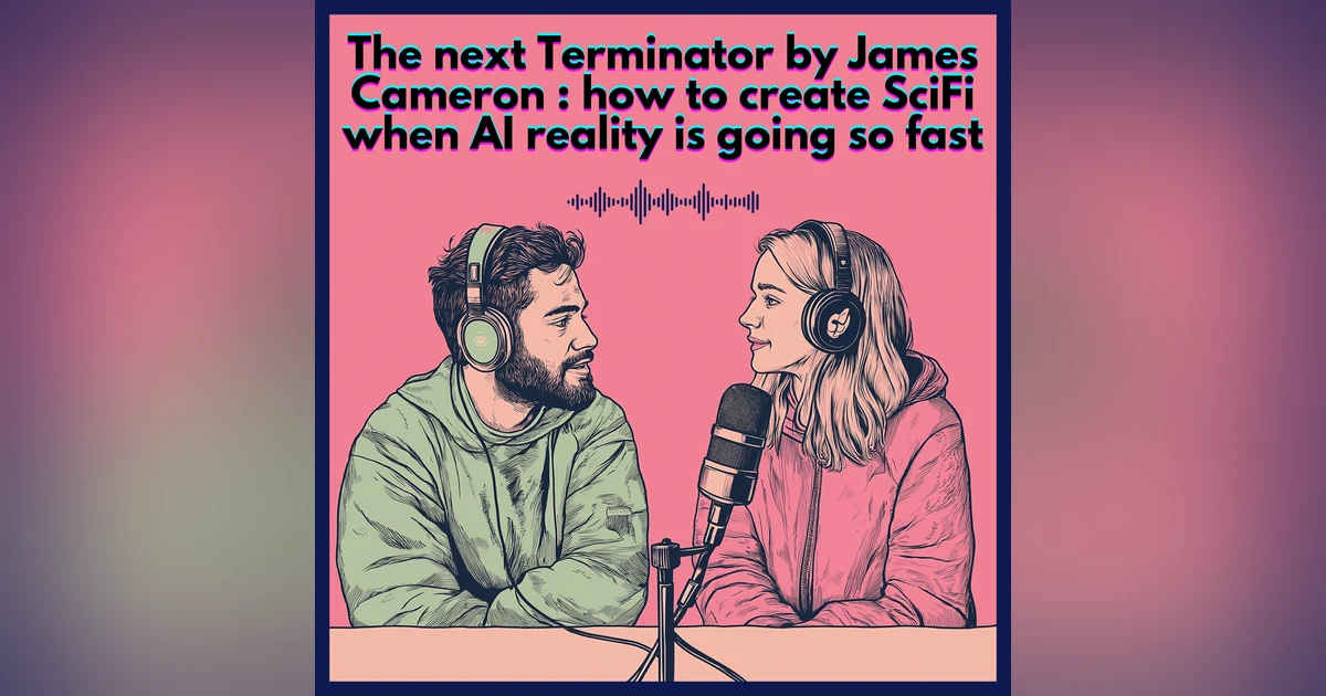 The next Terminator movie by James Cameron. Not easy when AI is moving faster than reality