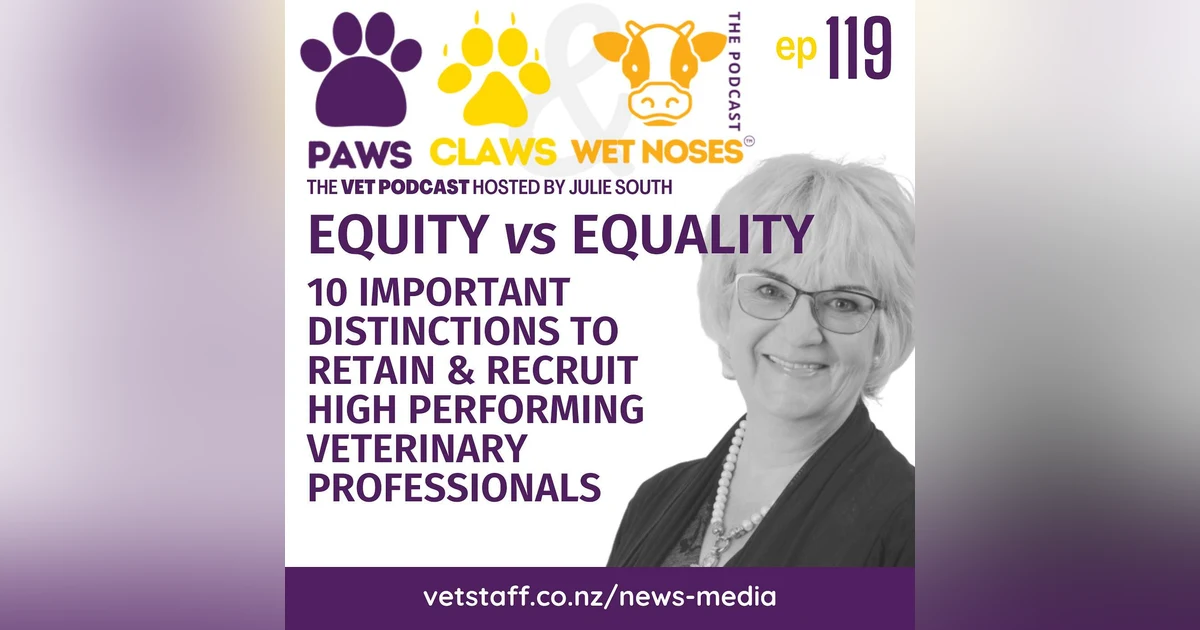 The Distinction between Equality and Equity for Cost Effective Veterinary Recruitment