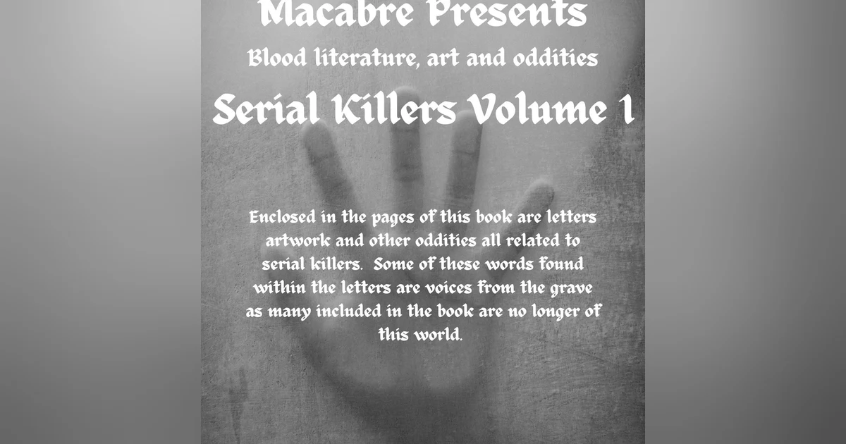 August 19, 2022 The Morbid & Macabre: Blood Literature
