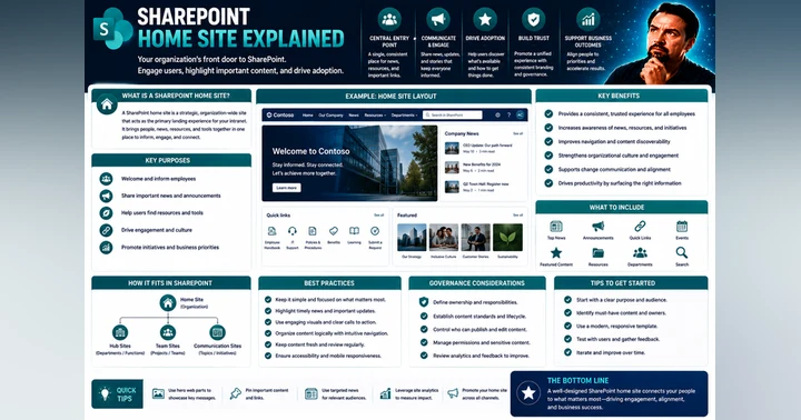 image for SharePoint Home Site Explained: Your Guide to a Powerful Intranet Hub