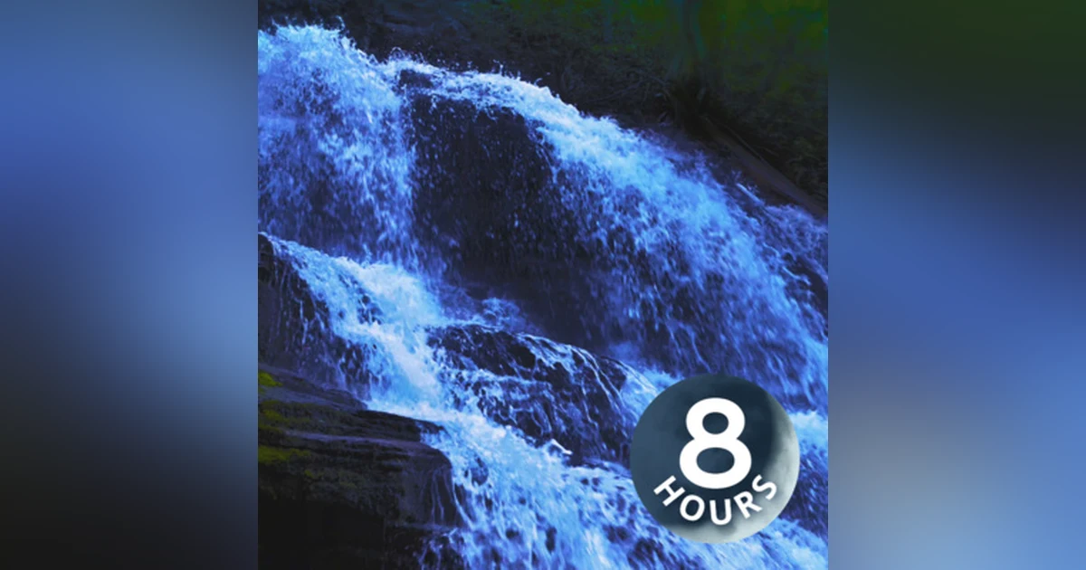 Fall Asleep to Powerful Waterfall Ambience | Water White Noise Sleep Sounds 8 Hours