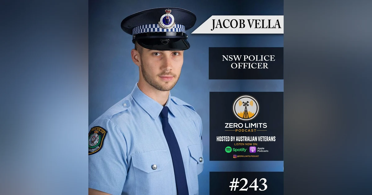 Ep. 243 Jacob Vella NSW Police Officer Stabbed in 2019 on duty  - Fitness Coach