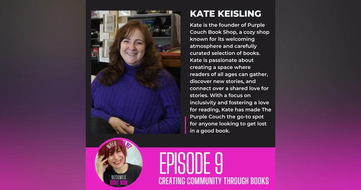 image for From Corporate Grind to Literary Dreams: Kate's Bookstore Journey