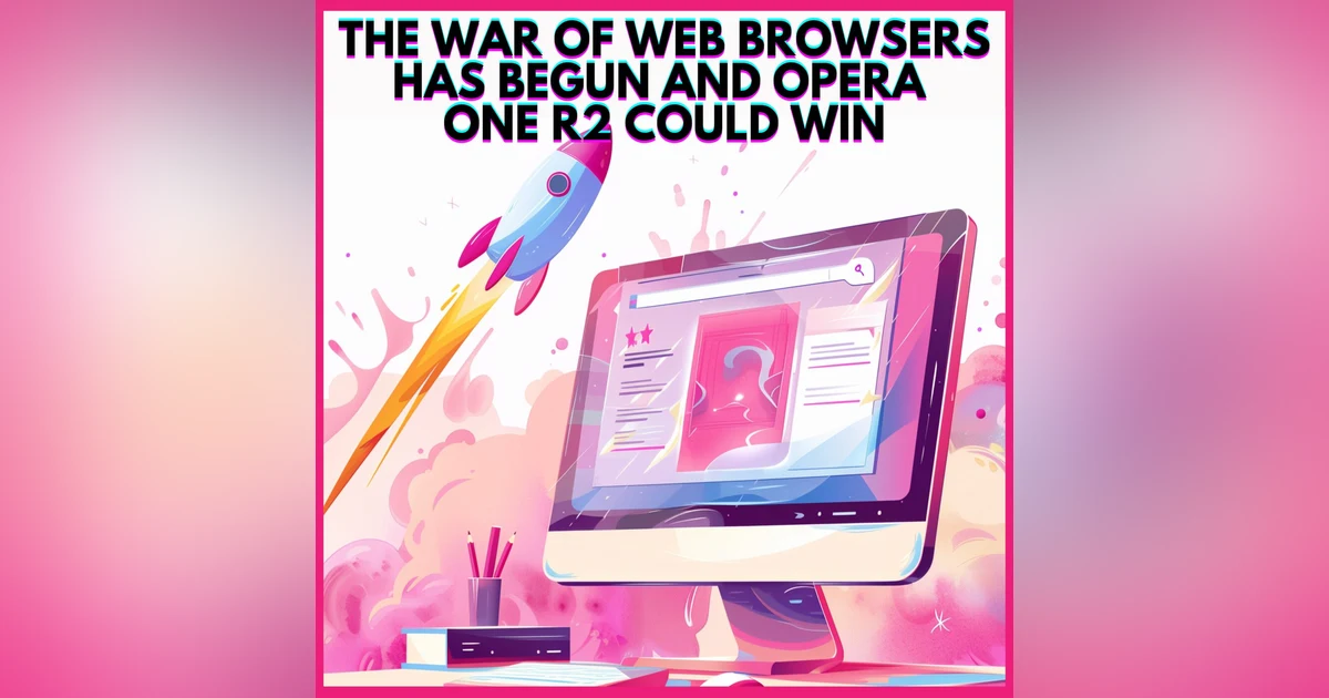 #25. THE WAR OF WEB BROWSERS HAS BEGUN AND OPERA  ONE R2 COULD WIN