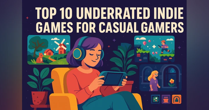 image for Top 10 Underrated Indie Games for Casual Gamers