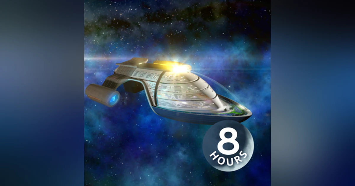 Starliner Cruise White Noise 8 Hours | Sleep, Study or Focus with Spaceship Sounds