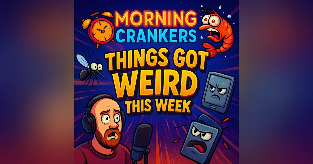 157: Things Got Weird This Week: Mosquitoes in Iceland, Cocaine Shrimp & AI That Likes Insults