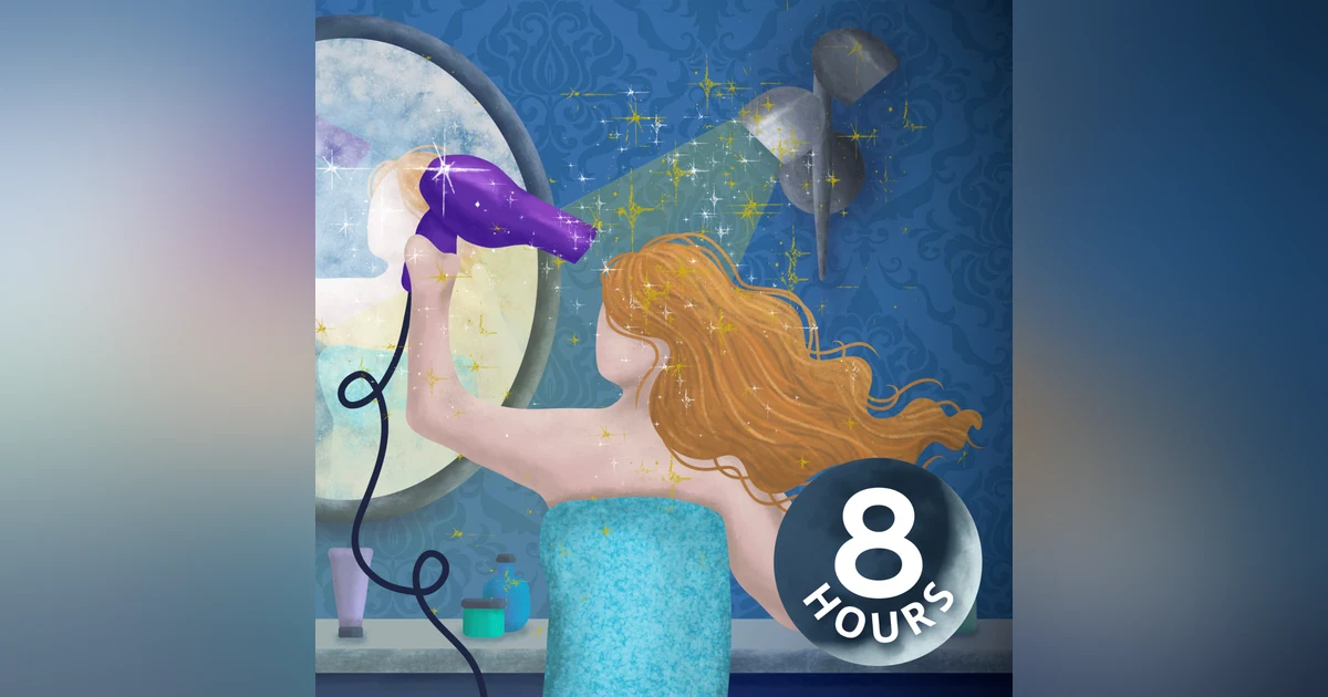 Hair Dryer Sounds For Sleeping, Relaxing, Studying | 8 Hour White Noise