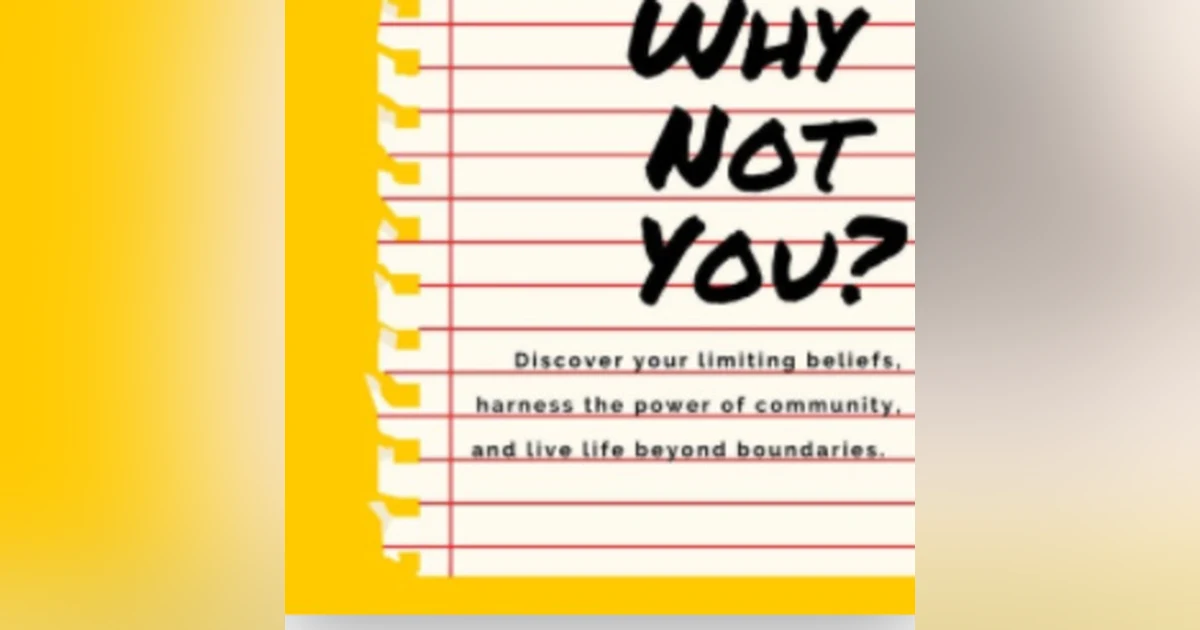 Tony Howard - Author, Why Not You