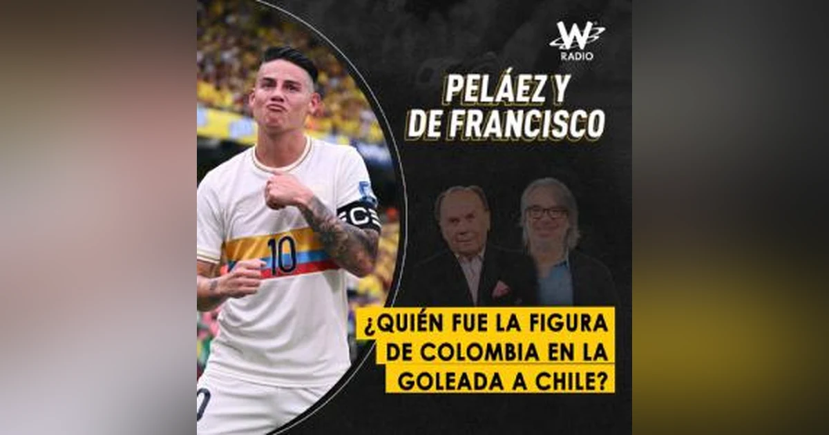¿Quién fue la figura de Colombia en la goleada a Chile?