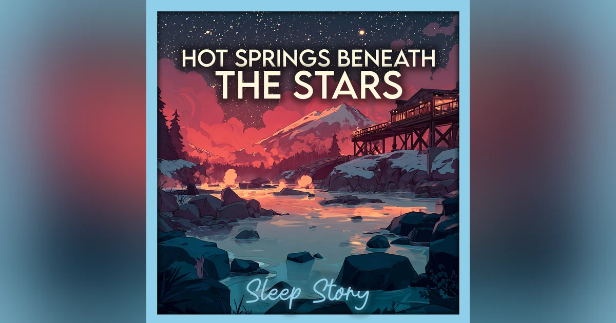 The Starfall Hot Springs | A Cozy Sleep Story for Adults Under a Sky Full of Stars ✨ Deep Relaxation • Guided Sleep Story • Peaceful Nighttime Escape