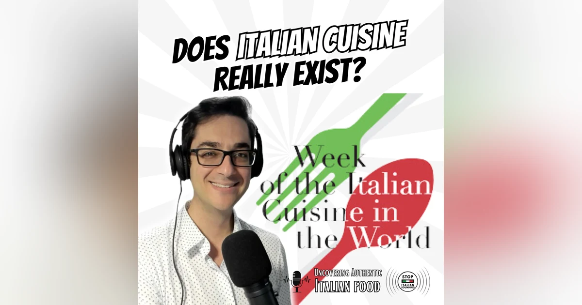 Does Italian cuisine really exist?