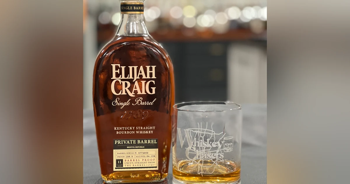 An Elijah craig Barrel Pick from Bristol Republic!