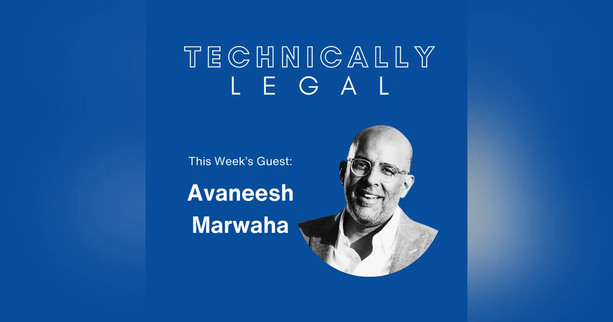 The Business of Law: From IP Lawyer to Investor to CEO to Legal Ecosystem Builder (Avaneesh Marwaha, Litera CEO)