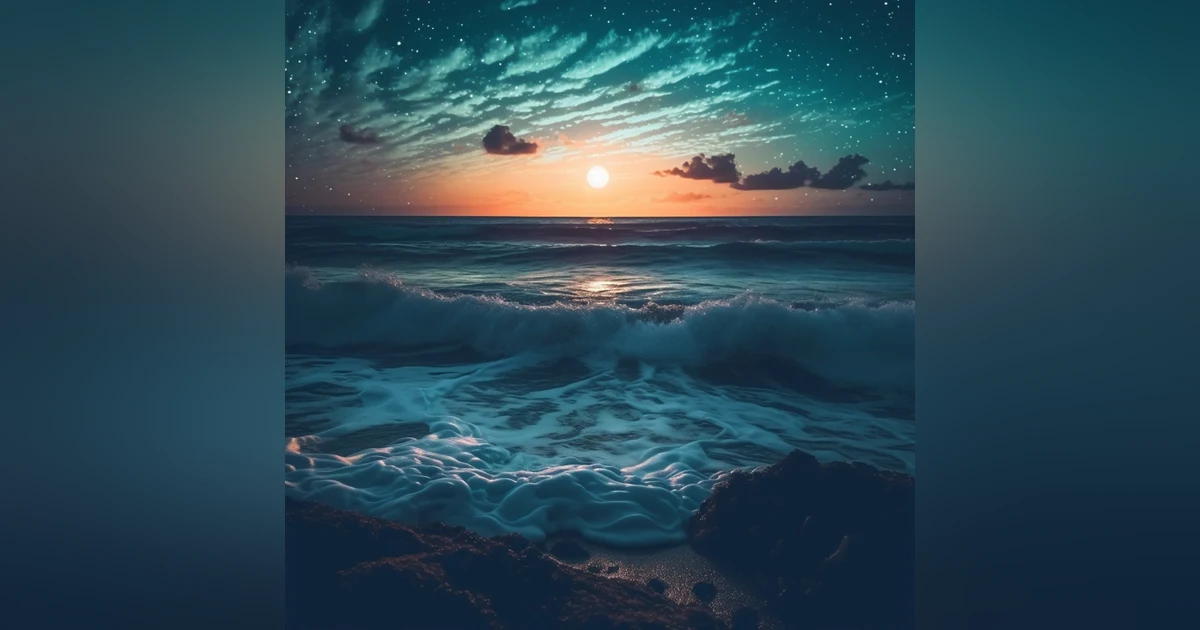 Soothing Ocean Waves White Noise to Help You Sleep for 8 Hours