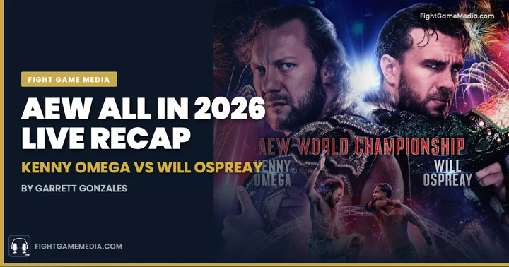 image for Kenny Omega vs. Will Ospreay Headline AEW All In 2026 Live Recap