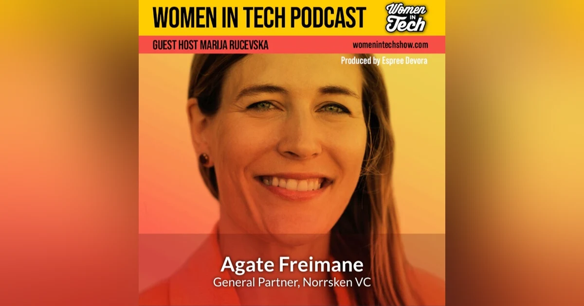 Agate Freimane of Norrsken VC: The Future of Impact Investing: Women In Tech Sweden