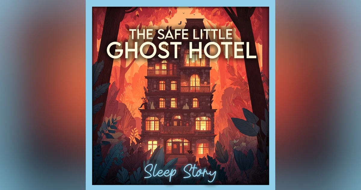 The Safe Little Ghost Hotel | Cozy Autumn Sleep Story for Adults with Gentle Rain, Friendly Ghosts, Warm Firelight & Deep Relaxation