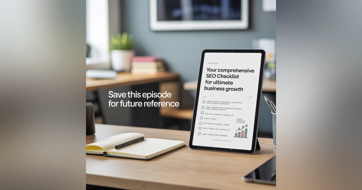 Your Comprehensive SEO Checklist for Ultimate Business Growth - Save This Episode For Future Reference with SEO Expert, Favour Obasi-ike