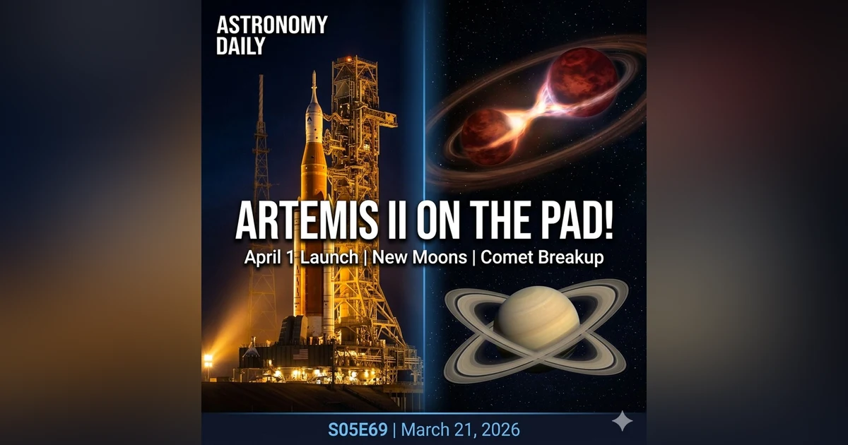 Moon Rocket, Lost Spacecraft, and a Comet That Fell Apart on Camera