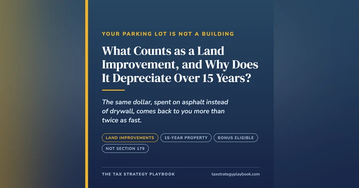 image for What Counts as a Land Improvement, and Why Does It Depreciate Over 15 Years?